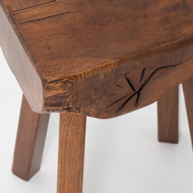 Brutalist Stool from Mobichalet, 1950s For Sale - Image 16 of 18