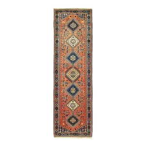 2020s Fine Hand Knotted Persian Yalameh Runner