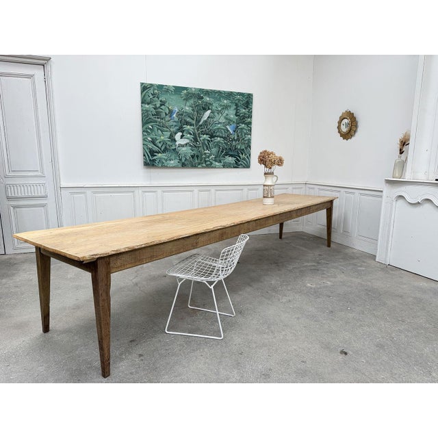 Large Wooden Table, 1940 For Sale - Image 12 of 13