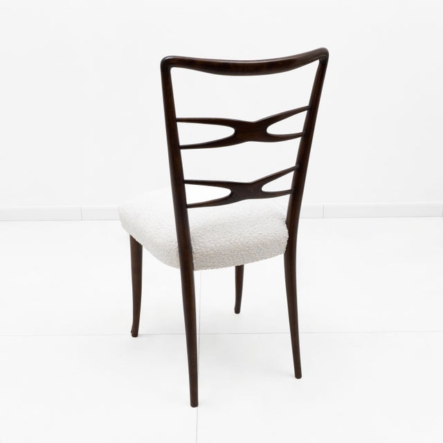 Wood Mid-Century Dinning Chairs attributed to Guglielmo Ulrich, 1940s, Set of 4 For Sale - Image 7 of 10