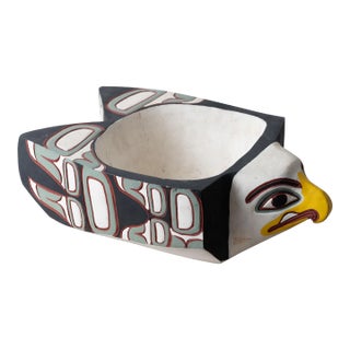 Chief William Jeffrey, Pacific Northwest Eagle Feast Bowl For Sale