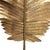 Group of Three Vintage Metal Palm Leaf Sculptures For Sale - Image 4 of 10