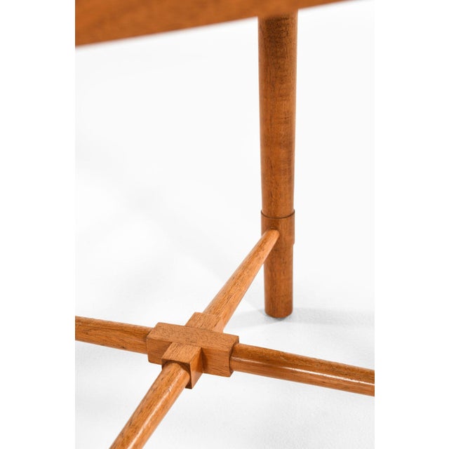 Dining Chairs in Mahogany and Leather attributed to Børge Mogensen, 1944, Set of 8 For Sale - Image 6 of 11