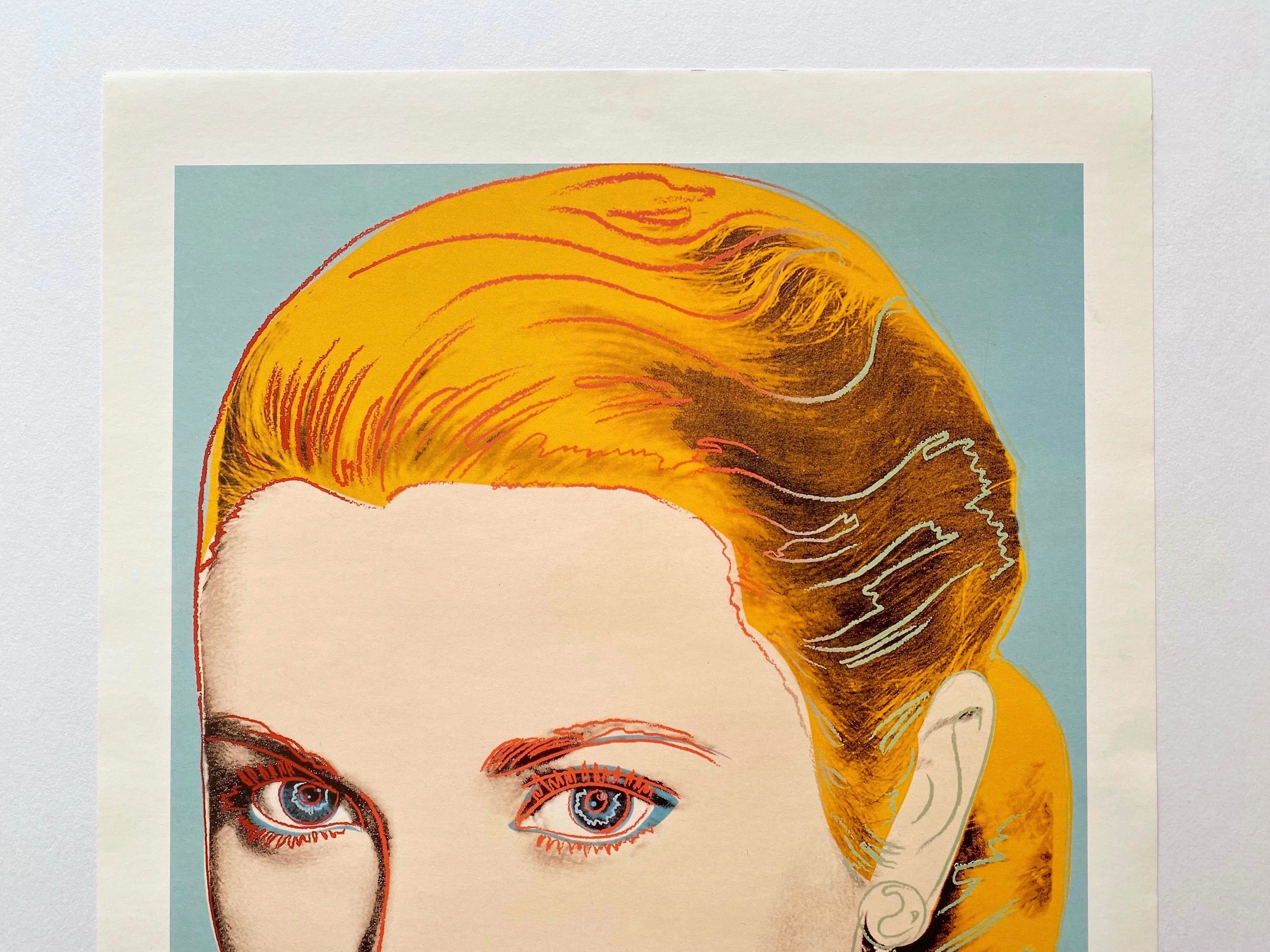 Andy Warhol Estate Vintage 1989 Pop Art Lithograph Print 