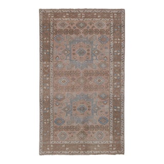 Caucasian Kazak Carpet, Decorative Soft Colors Wool Rug 4'8'' X 7'7'' For Sale