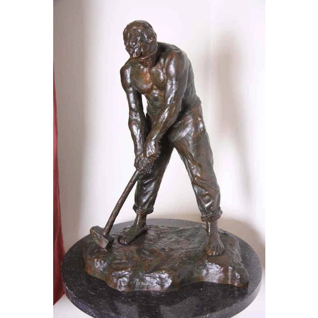 Original bronze statue. Only one piece. Created by the artist in 1934. It is not a copy, but an original bronze statue by...
