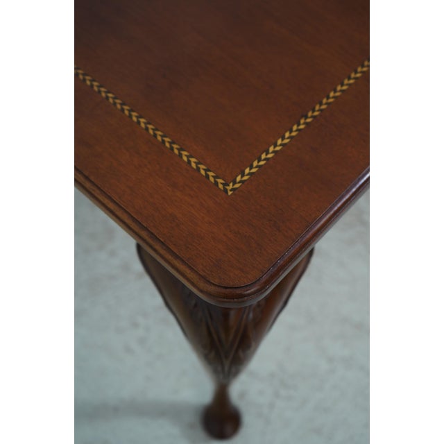 Stickley Stickley George III Style Mahogany Inlaid Dining Table For Sale - Image 4 of 18