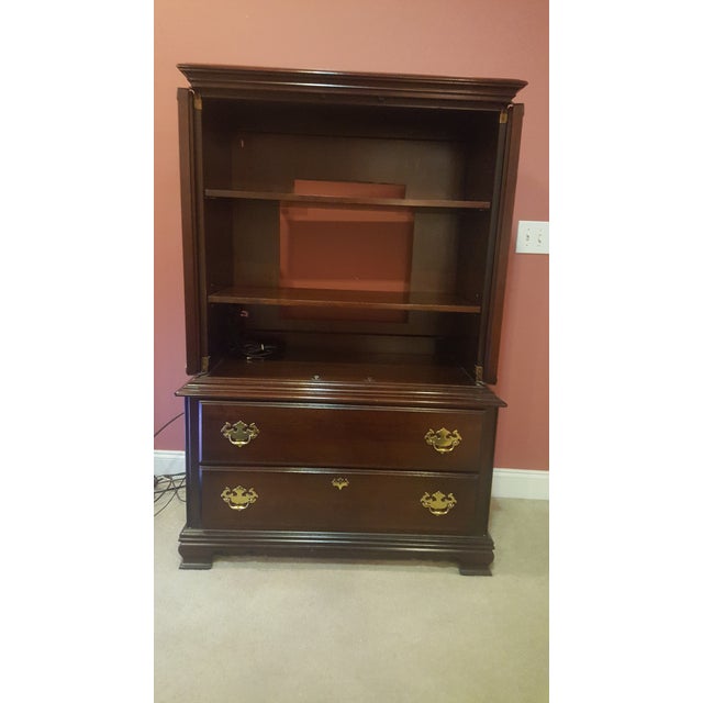 Vintage Kincaid Cherry Mountain Armoire Chairish