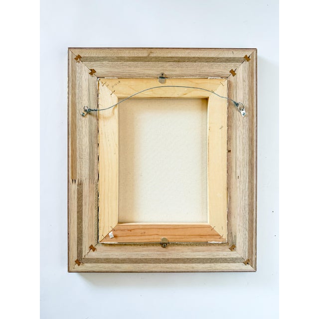 Mountain Landscape Painting on Canvas, Framed in Gilt Carved Oak Leaf Frame For Sale In Dallas - Image 6 of 8