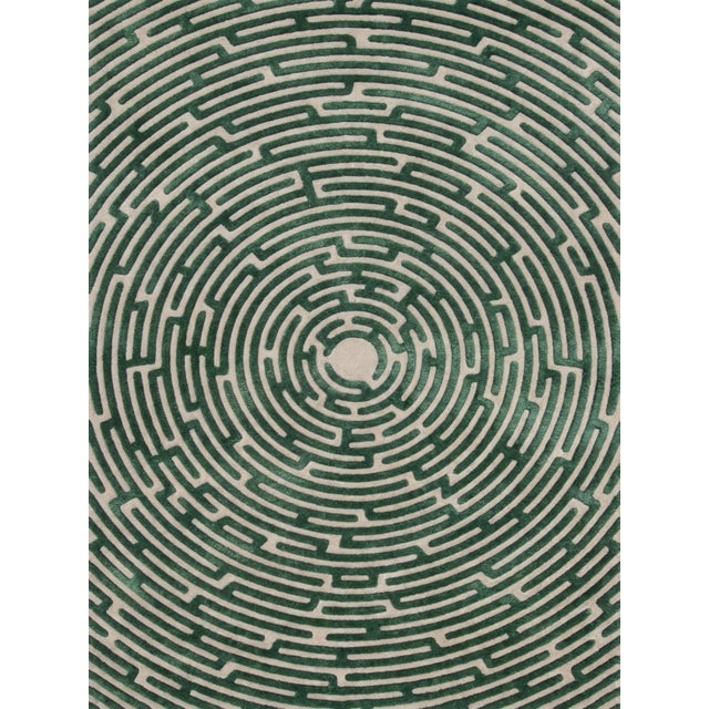 Walk the maze with the Amiens circular rug design, named after the second-largest labyrinth in the Amiens Cathedral in...