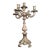 Vintage Old Retro Brass Candelabra Brevettato/European Style 5-Arm For Sale