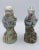 Chinese Large Mid Century Famille Rose Chinese Export Parrot Figurines - Set of Two For Sale - Image 3 of 12