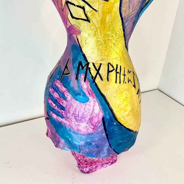Peter Keil 1980s Abstract Post Modern Female Nude Torso Sculpture in the Manner of Peter Keil For Sale - Image 4 of 13
