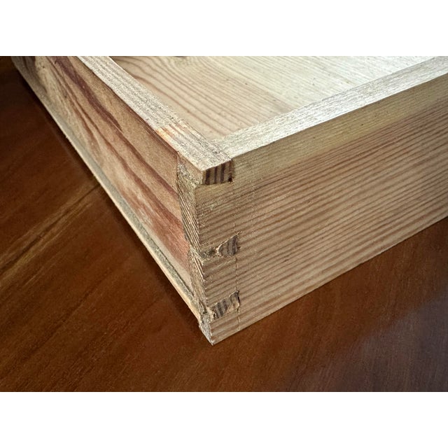 Antique Biedermeier Secretary Desk Chest of Drawers C1860-80 Elm/Walnut Swedish For Sale In Boston - Image 6 of 12