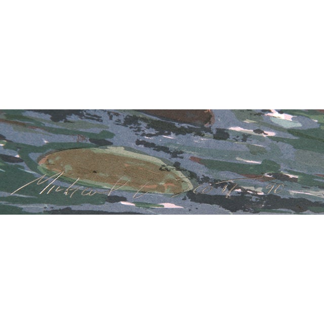 Serigraph, signed and numbered in pencil, by Irish artist Michael Scott. Artist: Michael Scott, Irish (1905 - 1989) Title:...