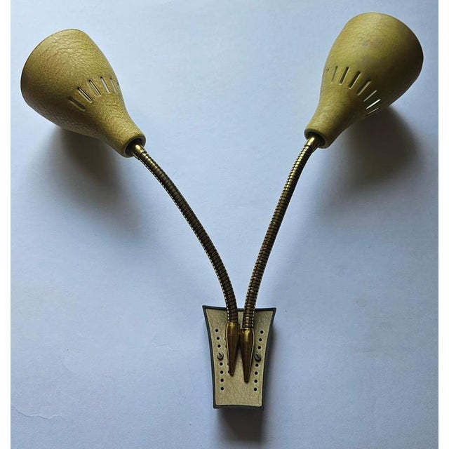 Wall Lamp in the style of Stilnovo, Italy, 1960s For Sale - Image 3 of 13