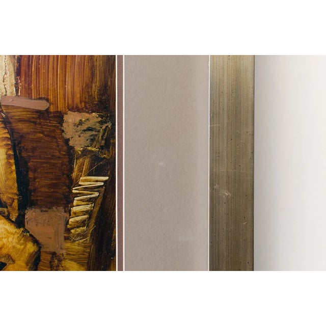 2000 Artist Signed Shota Voskanyan Nude Woman Oil Painting with Gold Tone Frame For Sale - Image 4 of 11