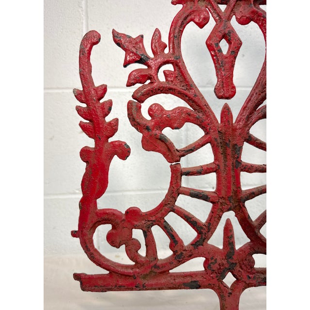 Industrial Antique 1900's Cast Iron Outdoor Jewish Synogogue Architectural Salvage Finial For Sale - Image 3 of 9