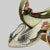 - Antique Vase in the form of a Carriage with a Swan from Eichwald - With a brand mark and product number - Art Nouveau...