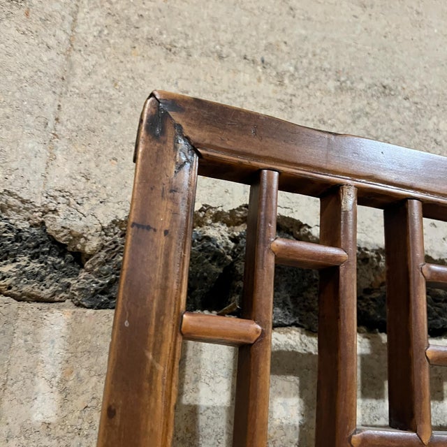 1930s Early Chinese Wood Screen Asian Wall Art For Sale - Image 9 of 11