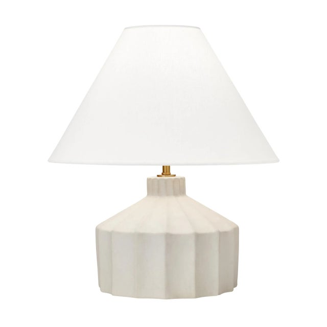 Kelly Wearstler by Visual Comfort Studio Veneto Small Table Lamp, Matte Concrete For Sale In Greenville, SC - Image 6 of 6