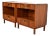 1960s John Widdicomb Mid-Century Modern Hollywood Regency Sculpted Walnut Nightstands, Pair For Sale