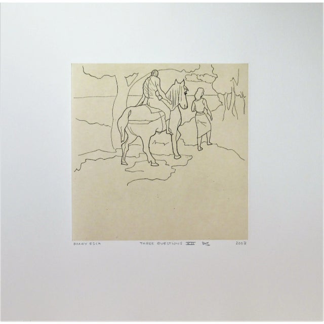 Printmaking Materials Mary Esch, Three Questions #XII, 2003 For Sale - Image 7 of 7