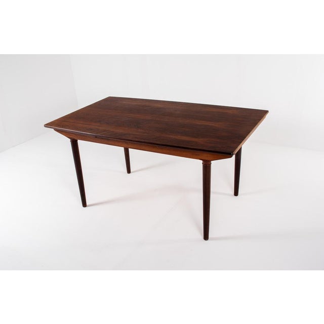 Mid-Century Modern Mid-Century Danish Rosewood Extendable Dining Table by Harry Østergaard, 1960s For Sale - Image 3 of 16