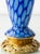 Art Deco Bohemian Blue Art Glass Table Lamp with Cast Brass Base.Czechoslovakia, 1920s For Sale - Image 6 of 18