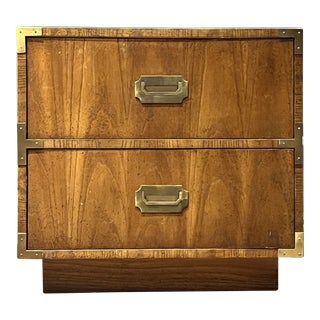Late 20th Century Dixie Campaigner Nightstand For Sale