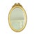 Italian Crested Mirror in Gold-Colored Resin, 1960s For Sale - Image 10 of 18