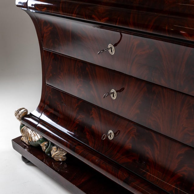 Empire Chest of Drawers in Mahogany, 1800s For Sale - Image 11 of 13