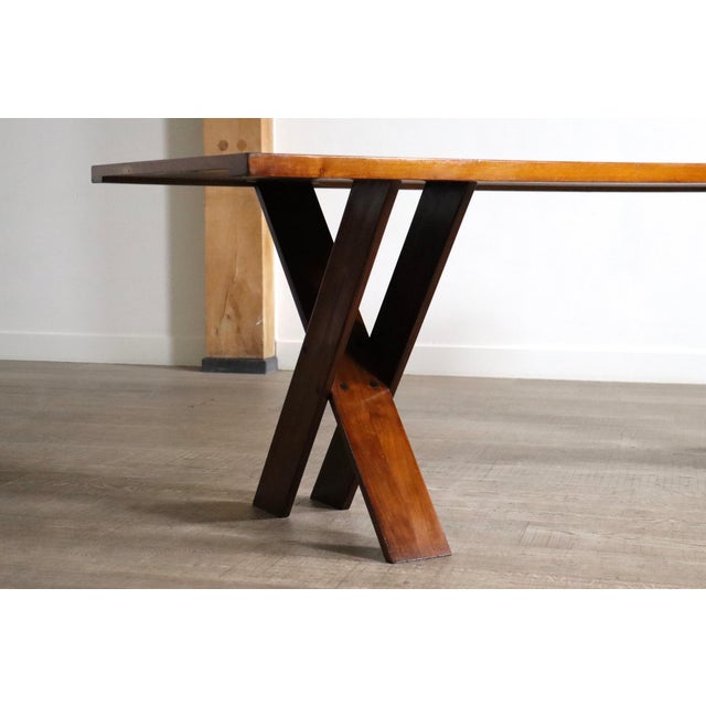 TL58 Dining Table in Walnut by Marco Zanuso for Poggi, Italy, 1960s For Sale - Image 10 of 14