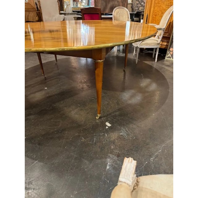 Mid 20th Century French Directoire' Dinning Table For Sale - Image 5 of 8