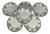 Compiègne Flat and Deep Plates from Longwy Factory, 1890s, Set of 6 For Sale