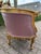 Wood 1940 French Louis XVI Gold Beech Rose Velvet Settee For Sale - Image 7 of 18