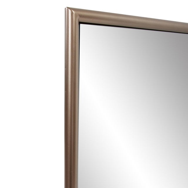 Metal Fitzgerald Rectangular Mirror For Sale - Image 7 of 11