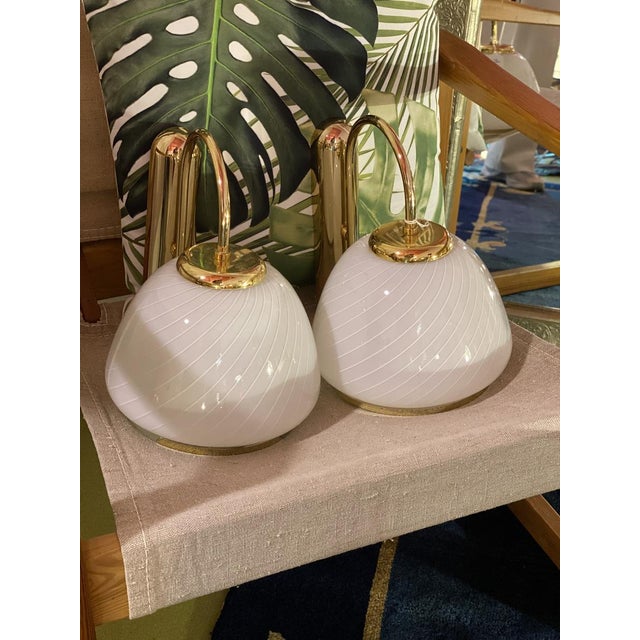 Murano Glass Wall Lights from Millefiori, Set of 2 For Sale - Image 14 of 18