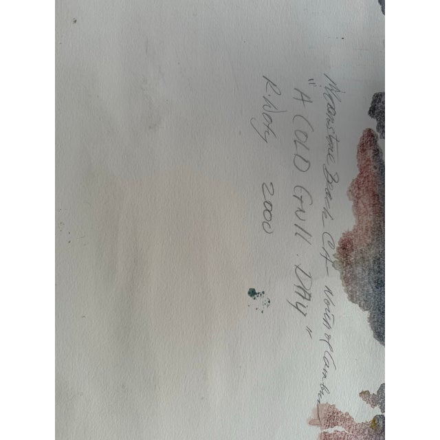 2000 - 2009 Robert R. Doty Original Watercolor For Sale - Image 5 of 5