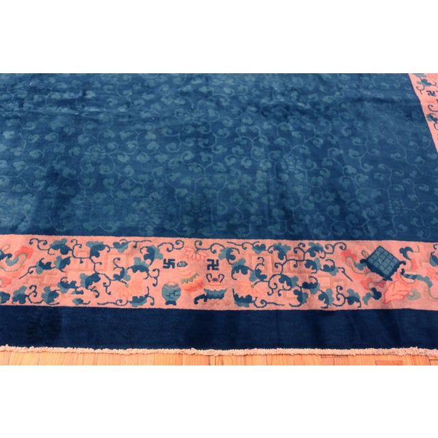 Nazmiyal Collection Antique Chinese Art Deco Rug For Sale - Image 4 of 8
