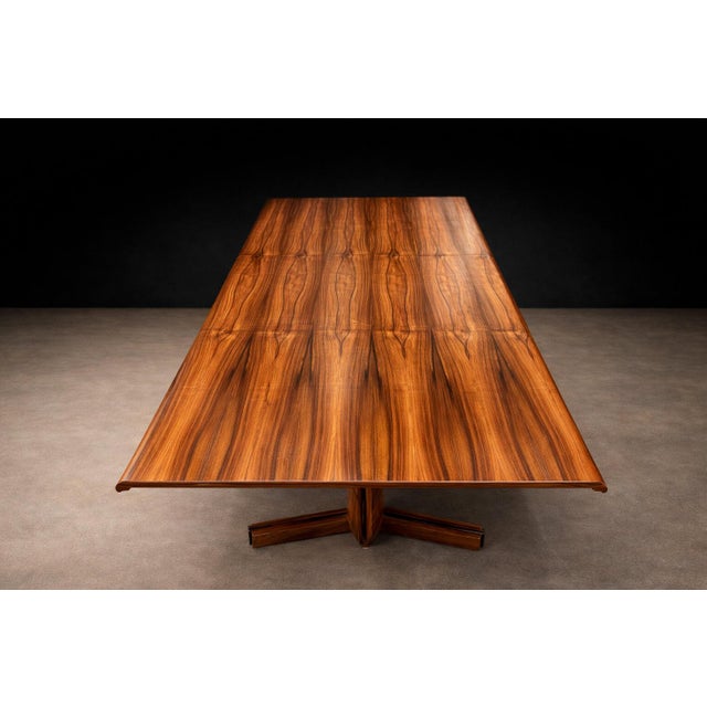 Dining Table in Caviúna Wood by Novo Rumo, Brazilian Modern, 1960s For Sale - Image 13 of 14