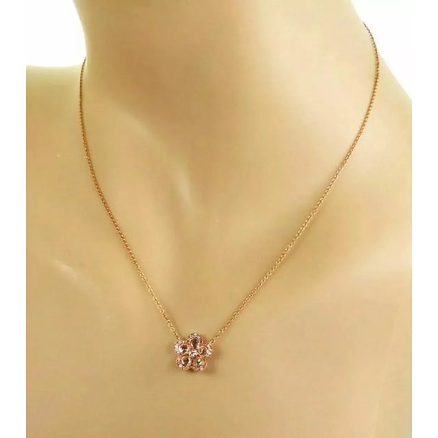 This lovely authentic pendant and chain is by Tiffany & Co. from the Enchant collection. It is crafted from 18k rose gold...