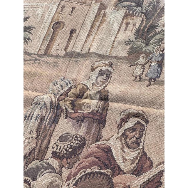 Mid-Century Jacquard Tapestry in the style of Aubusson, 1950s For Sale - Image 14 of 18