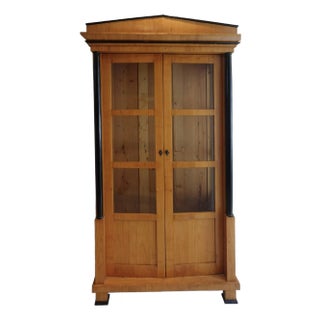 1920s Biedermeier Art Deco Era Tall Cabinet For Sale