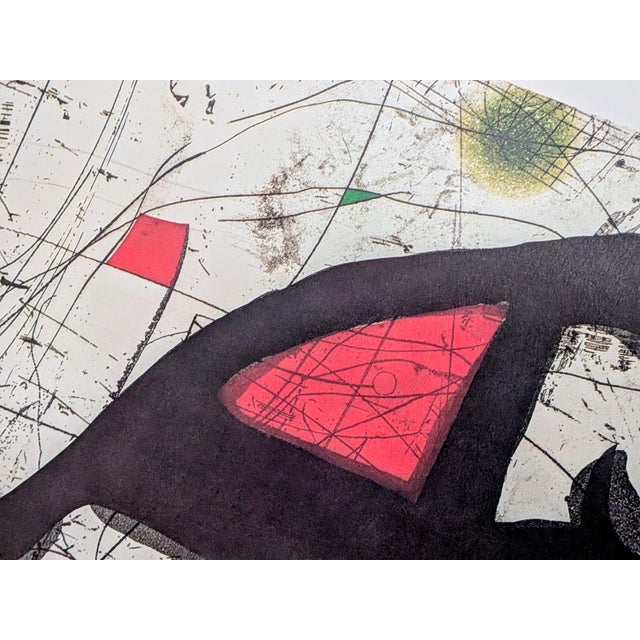 Large Limited Edition Lithographic Poster from Joan Miro, 1979 For Sale - Image 4 of 7