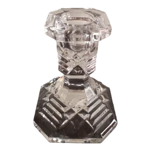 1960s Marquis by Waterford Crystal Single Candle Holder