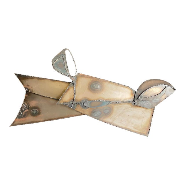 1960s 1960s Mid-Century Brutalist Welded Steel Sculpture For Sale - Image 5 of 5
