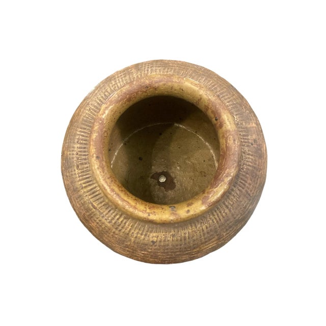 Mid-Century Chinese Clay Planter For Sale - Image 4 of 6