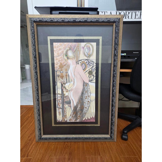 Mary Vickers (b. 1940) "Think of Me" Signed Mid-Century British Art. An exquisite, emotionally resonant piece titled...