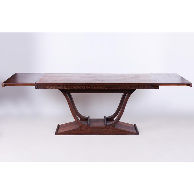 Art Deco Folding Table in Wengé, France, 1920s For Sale - Image 6 of 16